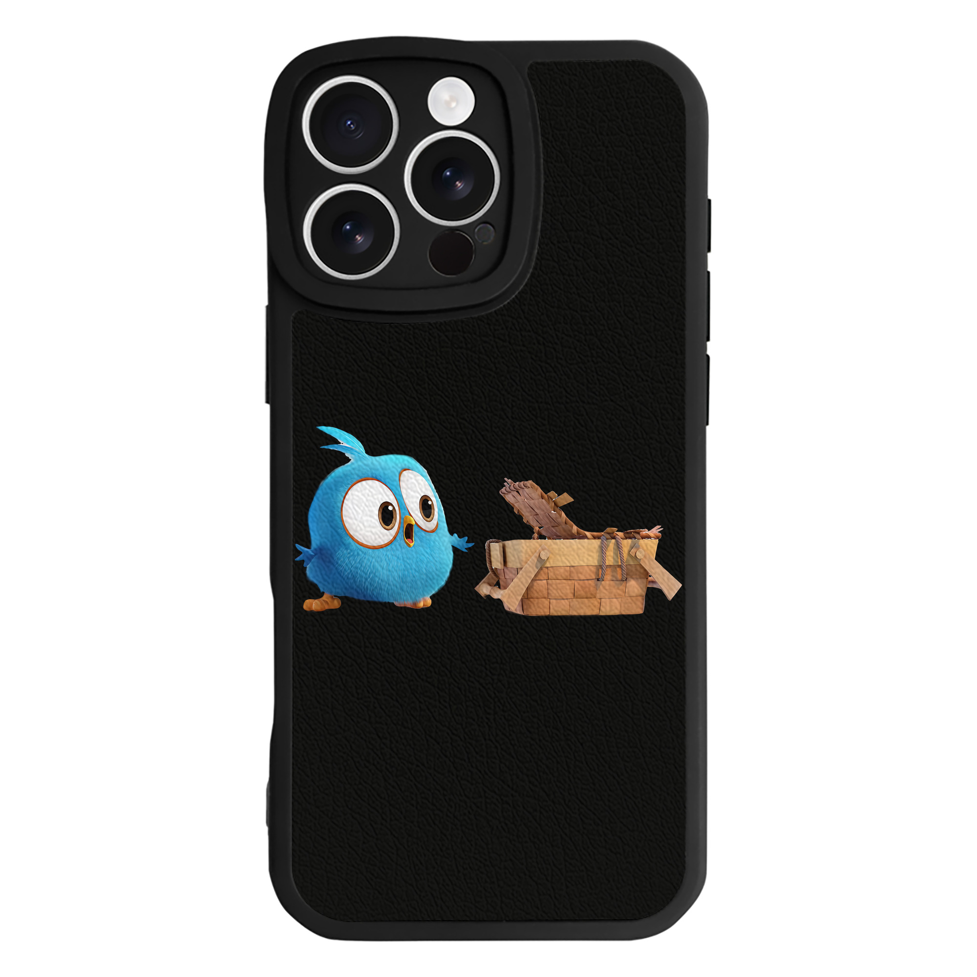 （画像用） Angry Birds アングリーバード 【iPhone 16シリーズ対応】シリコンスマホケース（レザー調） 材質：シリコン